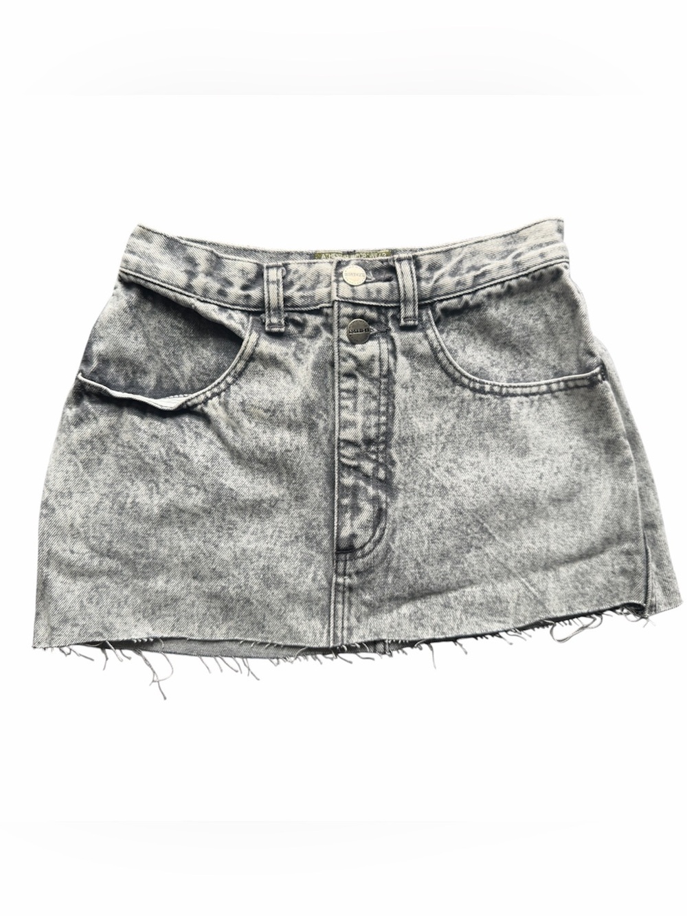 Vintage Y2K Forenza Acid Wash Denim Skirt size 6